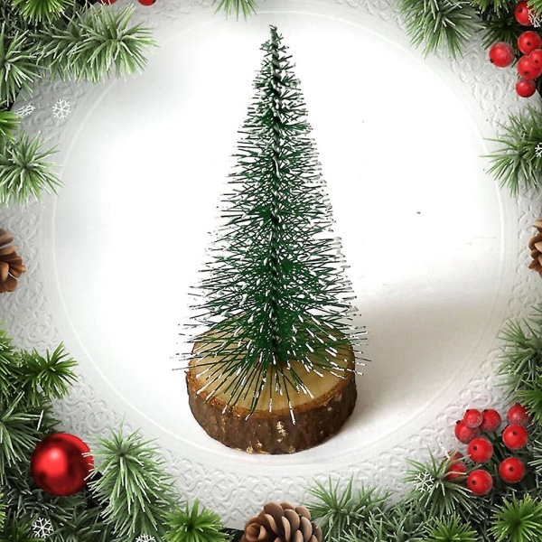 Mini juletræ til børn Diy Small Pine Tree Desktop Home Decoration Julegaver 36.5cm