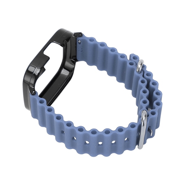 2 i 1 klockarmband Skyddsfodral Silikon Justerbart utbytesremfodral för Redmi Watch 3 Purple