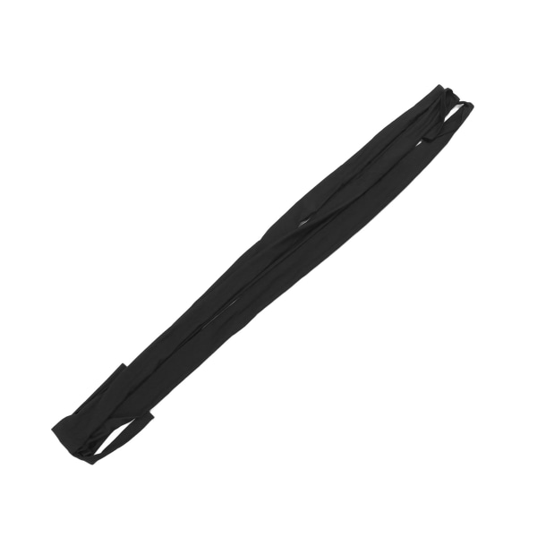 Hästsvansväska Wrap Polyester Håll svanshuden ren Lätt att fläta Hästar 3-rörssvansväska för häst Svart