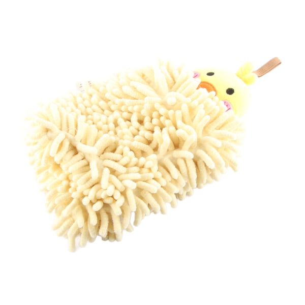 Børnehåndklæde Vandabsorberende Blød Mikrofiber Hængesløjfe Tegneserie Håndklæde til Badeværelse Køkken Toilet Kylling
