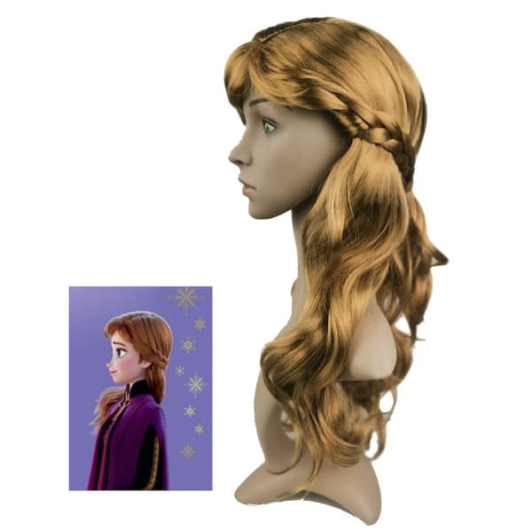 Anna Anime Parykker Cosplay Syntetisk Hår Parykker