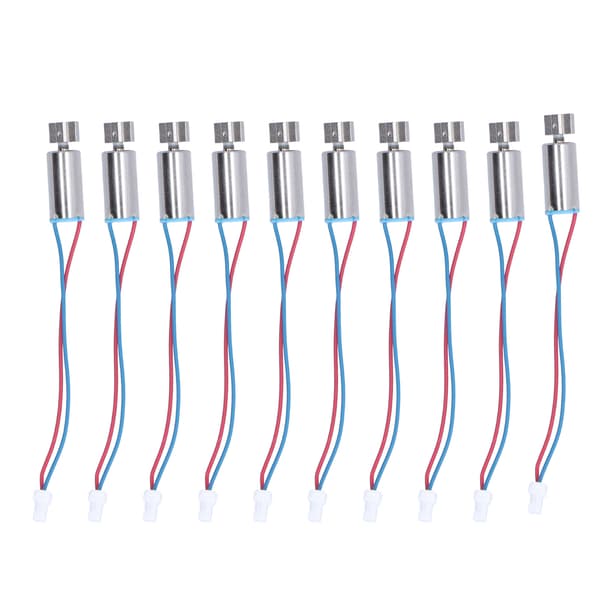 10 pcs Vibration Motor 1.5V-3V 6x12mm High Precision Efficient Mini Coreless Motor for Gamepad