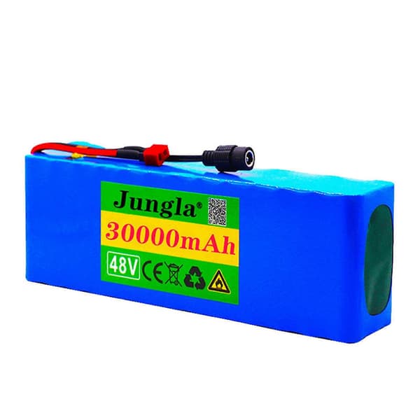 48V 30Ah 30000mAh Litiumjonbatteripaket Elcykel Elcykel[LD] EU Charger-T