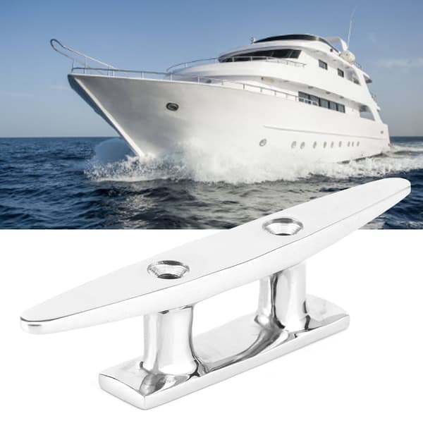 4 stk. 100 mm / 3,9 tommer rustfrit stål båddock dæk fortøjningsreb klamp tilbehør