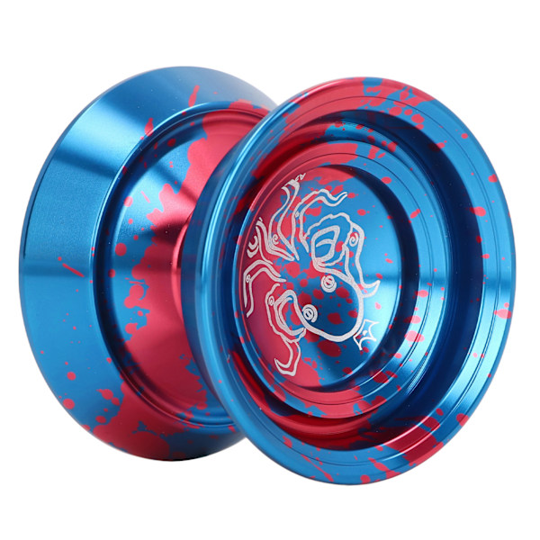 YoYo Ball svarar inte aluminiumlegering Advanced Fade Free Utsökt för tävling med handske 3st strängar Blå