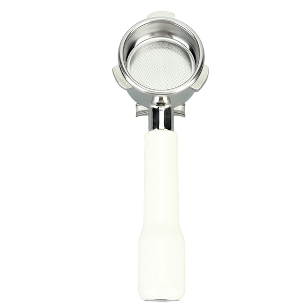 54 mm Kahvin Portafilter Kaksoisvirtaus Portafilter Kahvinkeitin Suodatin Breville 870 880 C2 Muovi Valkoinen
