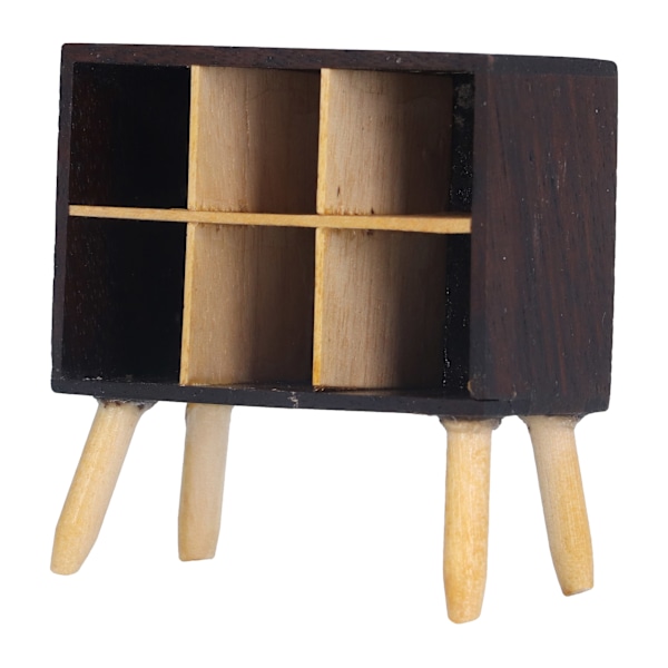 1:12 Dukkehuss Display Opbevaringskabinet Miniature Bogskab Møbeltilbehør