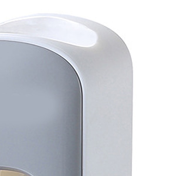 Tandkrämsdispenser Automatisk tandkrämsmaskin Väggmonterad badrumstillbehör med 2 tandkrämspressare Grå