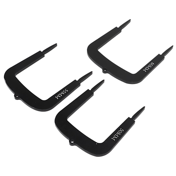 3 st Golf Putt Alignment Goal Gate 50mm 55mm 60mm Aluminium Legering Golf Putting Träning Hjälpmedel för Putt Alignment