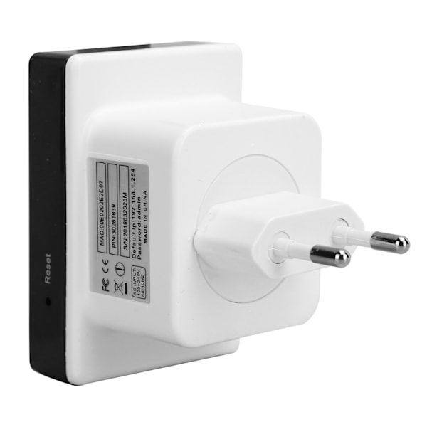 Trådløs Netværksrouter Wifi Single Boost Repeater SSID Forstærker 300mbps 100-240VEU Stik