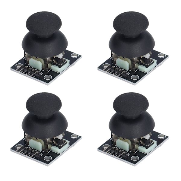 4 stk. joystickmodul 5-benet spilcontroller-kontrolsensor X Y Dual Axes Set Kit til PS2