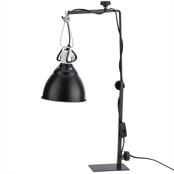 Justerbart lampstativfäste för reptiler