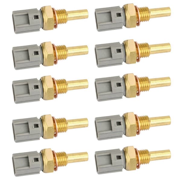 10X Kølevæsketemperatursensor til Toyota 4Runner Avalon Camry Celica Corolla Highlander Land Vandtemperatursensor Gray