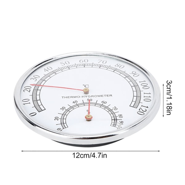 Bastutermometer Hygrometer Inomhusrumstemperatur Luftfuktighetsmätare Bastutillbehör