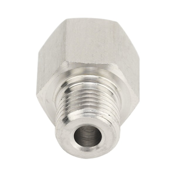 Paineanturin lähetysadapter Tiivis ruostumaton teräs 1/8in NPT naaras M10x1.0 urosadapterilla ja tiivisteellä