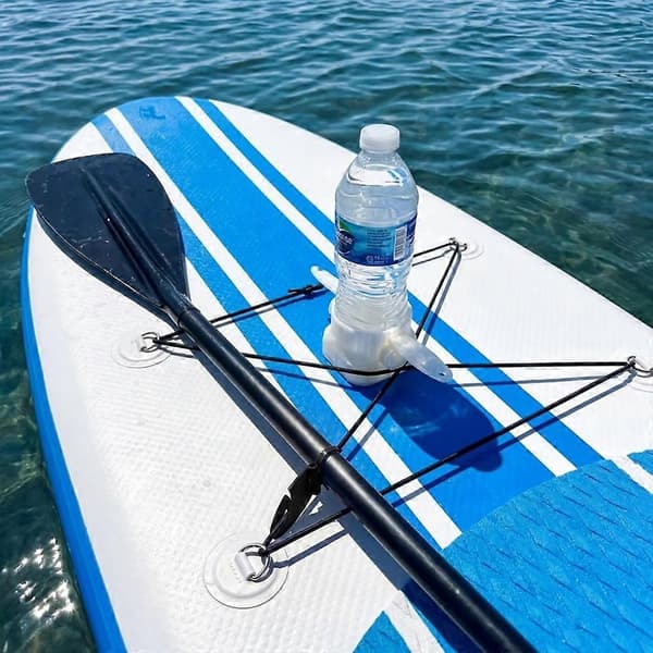 2 par paddleboard- og kajakklemmer Paddleboardklemmer Paddleboardtilbehør til montering af kopholder Black