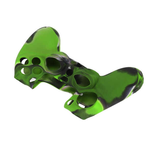 Silikonetui til PS4-controller med greb og beskyttelse mod glid (kamouflagegrøn)