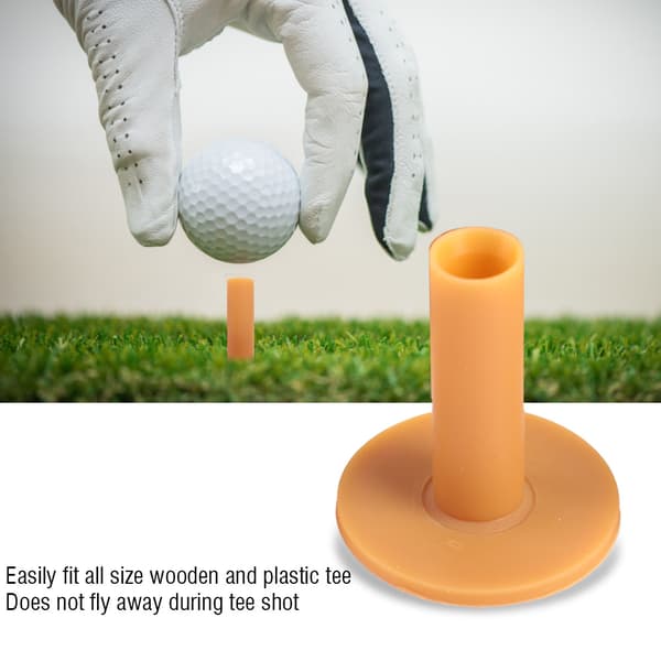Golf Tees Holder Gummi Driving Range Tee Trening Praksis Ball Holders Nybegynner