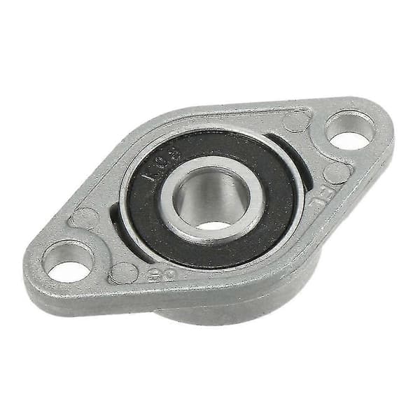 4 stk Kfl08 putelager 8 mm borediameter sinklegering rombisk flenslager Kompatibel med CNC