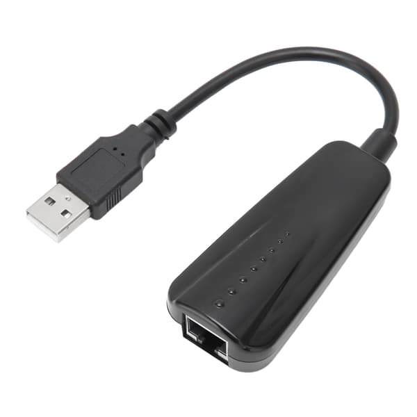 Høyhastighets USB til Ethernet-adapter - 10/100 Mbps LAN-nettverksadapter for Windows, Linux og macOS