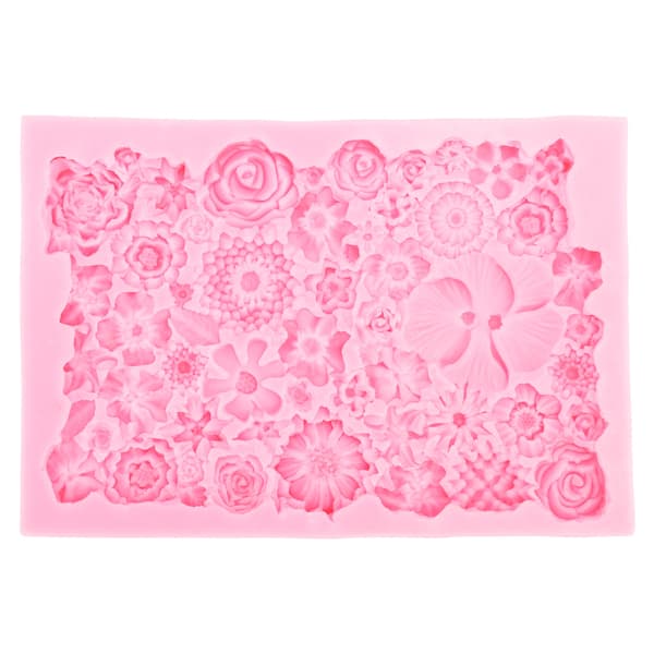 Fondant Form Stick Proof Easy Release Odorless Silicone DIY Baking Mold for Chocolate Cake Cupcake Decoration