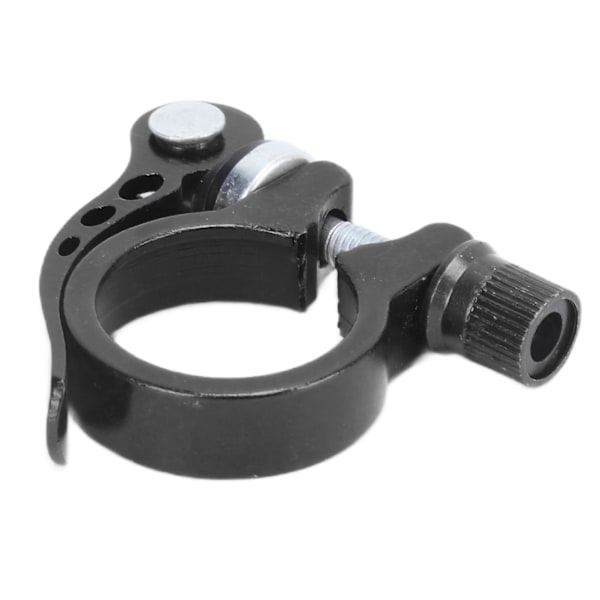 Sadelstolpsklämma aluminiumlegering snabbkoppling sadelrörsklämma för mountainbikes 3 cm svart