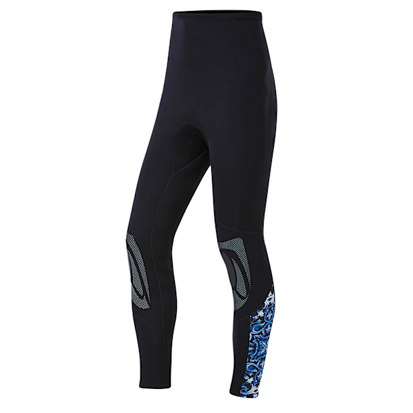 1,5 mm:n Sukellushousut Pitkät Housut Vesilajeille Snorklaukselle Surffaukselle Miehille Sininen M