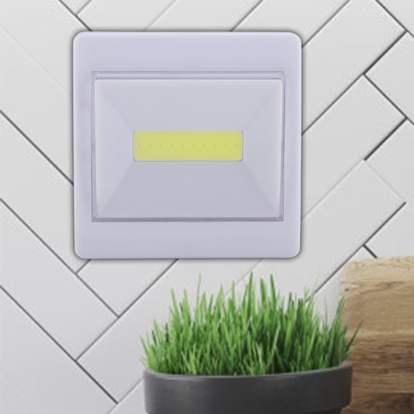 Multifunktionell LED Nattlampa Vägg Trappa Korridor Garderob Skåp Mini Light