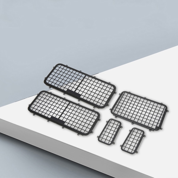Metalliska 3D RC-bil Fönsternät 2 st Bakruta Nät 2 st Baklucka Nät