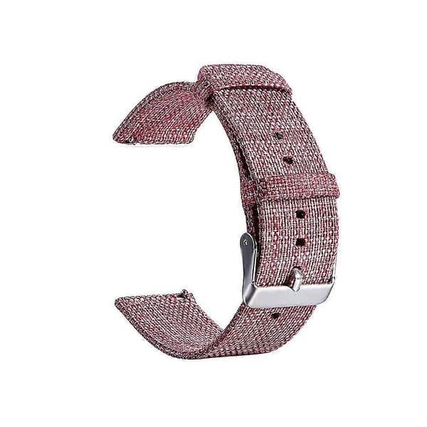 23 cm justerbar blød lærredsrem til smartur som erstatning for Fitbit Blaze Orange