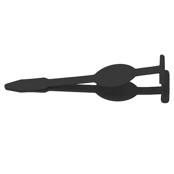 Ripsienappula Magneettiset Ripset Soveltaminen Ruostumaton Teräs Curl Ripsienpihdit Musta
