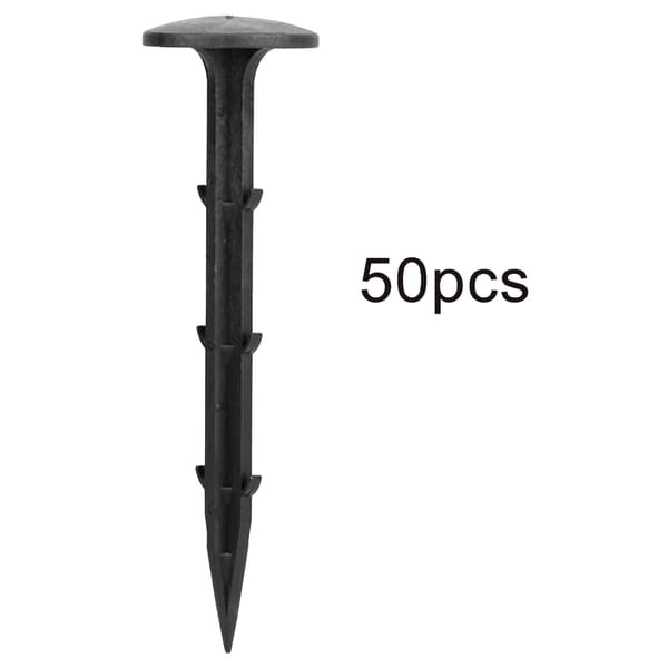 50 pcs Plastic Durable Garden Camping Awning Canopy Tent Peg Stake Nail (11cm)