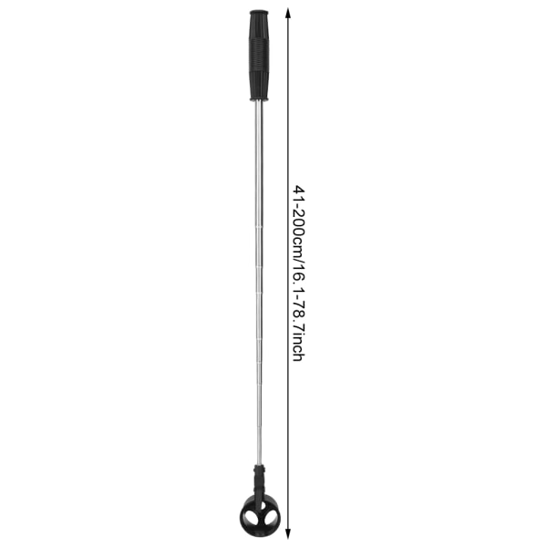 Bärbar teleskopisk golfbollplockare Retriever Scooping Pick Up Device Golfer Tool Accessory