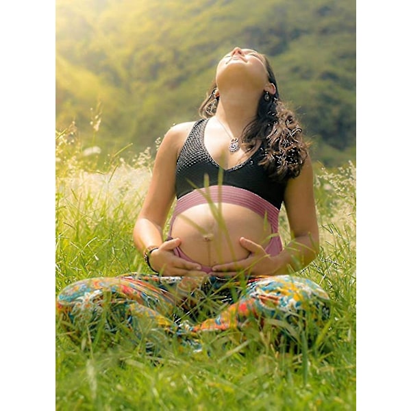 Gravide kvinner Belter Gravid Mage Belte Midje Pleie Mage Støtte Mage Band Rygg Brace Protector Gravid XXL PINK