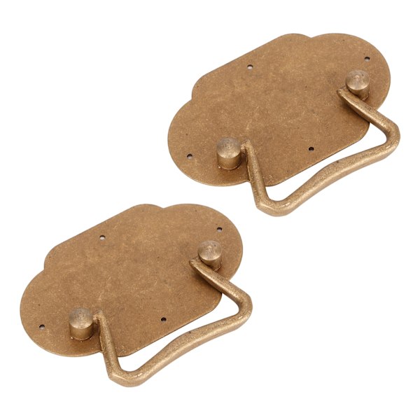 2 Set Copper Handles Antique Pull Handles Hardware for Cabinet Wardrobe