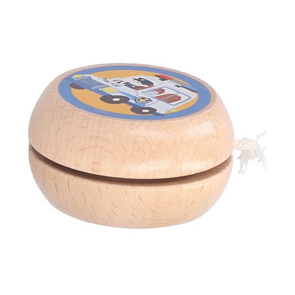 Trä Yoyo Professionell String Trick Yo Ball Gåvor med sött mönster för barn Trä Yoyo
