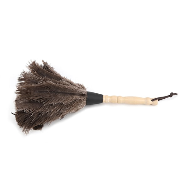 Mini Tvättbar Återanvändbar Strutsfjäder Duster för böcker Tangentbord Office Home