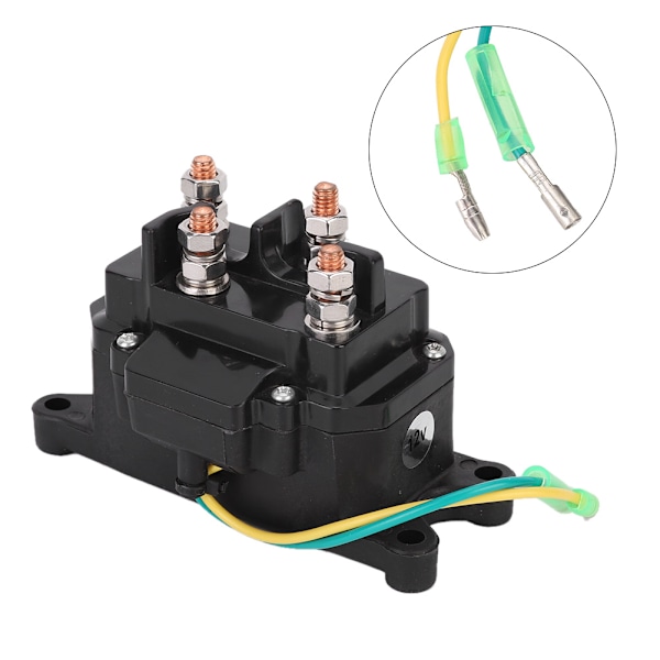 Universal 12V ATV UTV Vinsch Solenoid Relä Kontaktor Switch 63070 för marin