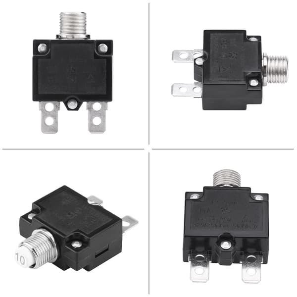 10A 125/250V Reset Thermal Circuit Breaker Switch Overcurrent Overload Protector for Generator
