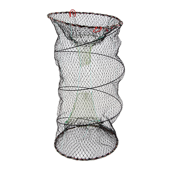 Fjäderbur fiskenät Automatiskt hopfällbart fiskenät Bärbara hållbara fiskeredskap