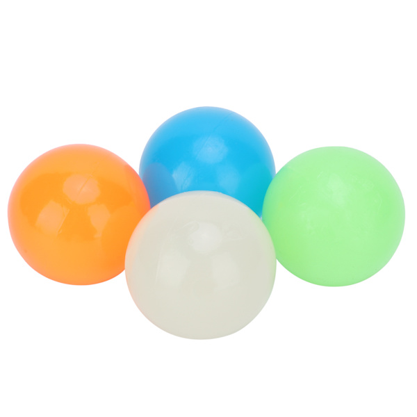 4 st Stick Wall Ball Stress Relief Leksaker Dekompression Ljusande Stick Ball Leksaker Set4 färger 65mm