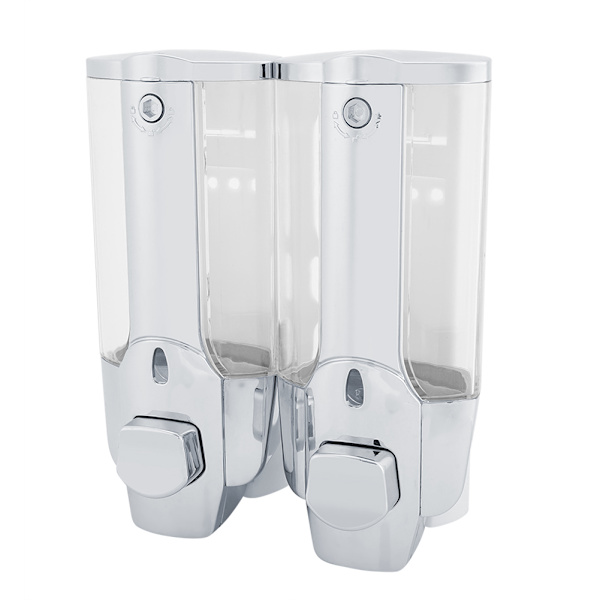 350 / 700 ml Væghængt Skum Sæbe Lotion Dispenser (Dobbelt Udløb 700 ml)