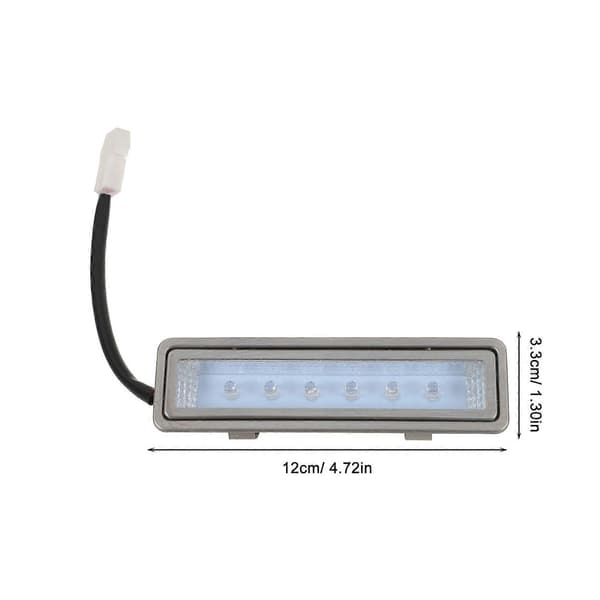 Køkkenkomfurlampe Rektangulær form Emhætte Røglampe Underskab Garderobe Yacht Autocamperbelysning[LD] White 12.00X3.30X2.60CM