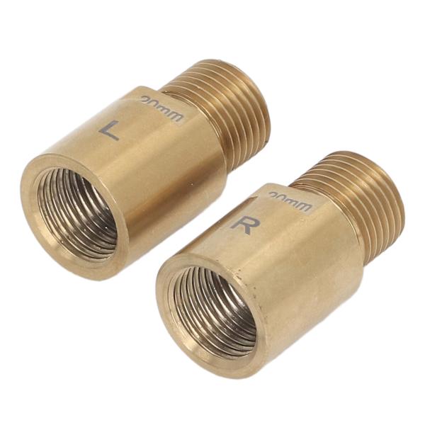 1 pari Polkupyörän Poljinpidennys Teräs 20mm Kulta Extended Pedal Spacer 9/16 tuuman kierteisille polkimille Pyörä