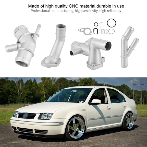 Gjutet aluminium termostathus Vattenrör CNC för MK4 1.8T
