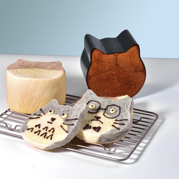 Aluminiseret Brødform Katteform Non-Stick Brødform Kageform Toast Brød Bageform
