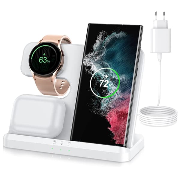 Trådløs oplader kompatibel med Samsung ladestation