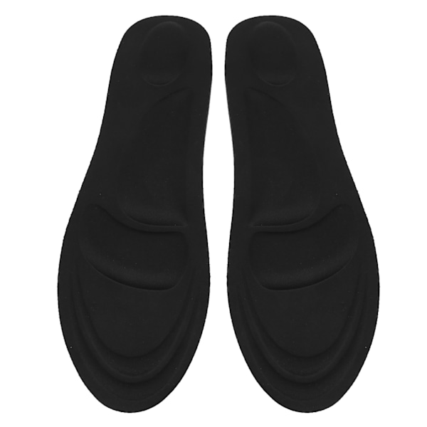 1 par 4D Memory Foam Massasje-innersåler Svetteabsorberende Menn Skosåle Skoinnlegg