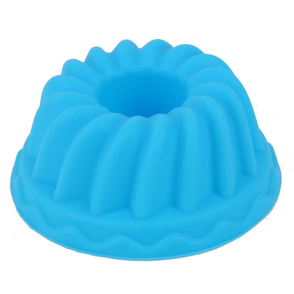 12 st Mini Pumpa Silikon Cupcake Bakformar Nonstick Bakverk Muffinsformar