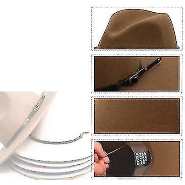 Pink og lilla uldfilt fedora hat til kvinder og mænd